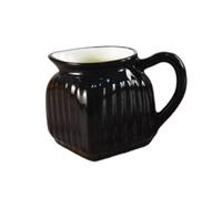 Jarra de salsa de cerámica, Jarra de leche for salsa, restaurante, hogar, taza cerámica negra, jarra agua, cubo jugo for el estilo europeo