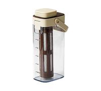 Jarra de té | 1 L Tapa Hermética Amplia Apertura Impermeable Con Mango,Jarra Para Bebida Café Limonada Cocina Habitación