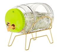 Jarra de té helado, dispensador de bebidas de 28,5 cm, dispensador de de 715 g, recipiente transparente de polipropileno y PET con grifo fácil de verter y soporte opcional, para bebidas frías