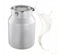 jarra de transporte de acero inoxidable Cubo para Transportar Leche, para almacenar líquidos y sólidos KI,Silver-12L