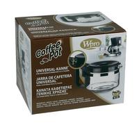 Jarra De Vidrio Compatible Con Wpro Cafetera Universal De Filtro
