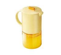 Jarra de vidrio con tapa, jarra de bebidas de 1500 ml, jarra dispensadora hermética para leche líquida, café, té, fiesta, cócteles