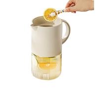 Jarra de Vidrio con Tapa - Jarra de Té de 1500 ml y Jugos Caseros - Dispensador de Bebidas de Té a Prueba de Fugas Café Líquidos Calientes Fríos Leche - Almacenamiento de Leche Café Té Cóctel
