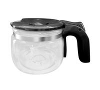 Jarra De Vidrio For Cafetera,Compatible Con DeLonghi,ICM14011,Reemplazo De Accesorios De Piezas De Cafetera(Black)