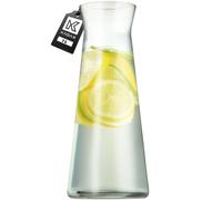 Jarra de vidrio KADAX, jarra de agua de vidrio, jarra de bebidas