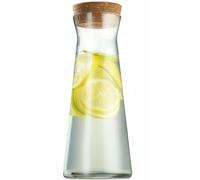 Jarra de vidrio KADAX, jarra de agua de vidrio resistente, 1L - 1 pieza
