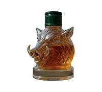 Jarra de whisky | Botella de chupito de jabalí | Decantador de whisky para decoración del hogar y regalo