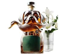 Jarra De Whisky | Jarra De Perro para Whisky - Estatua De Perro Alcohol, Figuras De Colección Piezas Centrales para Brandy Vino Borbón Hombres Padre