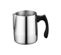 Jarra espumadora de leche, 350/600/1000 ml, taza de café latte de acero inoxidable, olla para verter velas con mango resistente al calor (350 ml)