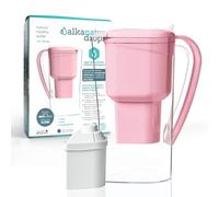 Jarra Filtradora Agua Grifo Rosa ALKANATUR Drops 1,4 L Filtro Original