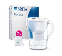 Jarra Filtrante - BRITA Marella Blanca (2,4 l) Incluye 2 Cartuchos MAXTRA PRO A