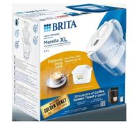 Jarra filtrante Brita Marella Blanca 3.5 L apertura abatible indicador filtro