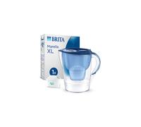 Jarra filtrante BRITA - Marella Bleu XL - Capacidad 3,5L de las cuales 2,5L de agua filtrada - 1 Cartucho Maxtra Pro All-In-1 incluido