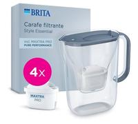 Jarra filtrante Brita Style Essential Azul Mineral 2,4 L con 4 cartuchos Maxtra Pro