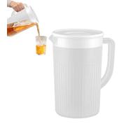 Jarra filtrante, hervidor frío | Jarra de té de gran capacidad de 2,7 litros con tapa,Botella de agua para , jarra de bebidas transparente hermética, botella de leche, cont