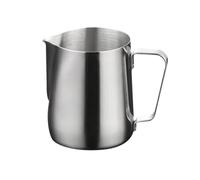 Jarra for espumar leche, jarra for café, 2 unidades, 150-1000 ml, jarra for espumar leche, jarra medidora de acero inoxidable, accesorios for café.(600ML)
