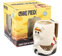 Grupo Erik Jarra de Cerveza One Piece manga - Taza One Piece Figura barco | Regalos para Fans del Manga y Anime | Merchandising Oficial | Tazas Originales para Desayuno (750ml)