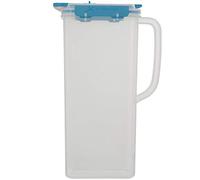 Jarra hermética de 2,3l y Tapa de Silicona en Azul y Transparente