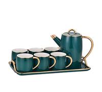Jarra Juego de bandejas y tazas café cerámica Cold Kettle