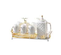 Jarra Juego de vasos agua for invitados en casa, utensilios for beber | Juego de té con hervidor de agua