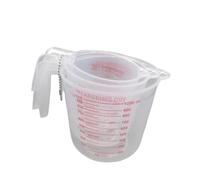Jarra medidora 1/3 piezas de cuchara medidora for aceite y sal, juego utensilios for hornear Lovely Kitchen Colourworks, cucharas medidoras, tazas, 1 ml, 2,5, 7, 15(05 3pcs set)