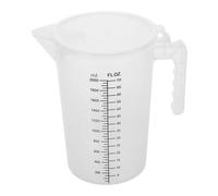 Jarra medidora de plástico de gran capacidad de 20 l con tapa transparente y pico for medir bebidas líquidas, graduada, for cocina y repostería.