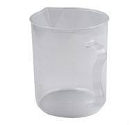 Jarra medidora PP con escala transparente y pequeña abertura de vertido para flujo de líquido controlado en cocción y experimentación (500 ml)