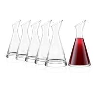 Jarra One for All Stölzle Lausitz 350 ml - Jarra de cristal soplado boca para agua vino zumo leche - Elegante y artesanal - Apto para lavavajillas - Fabricado en Alemania