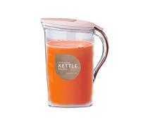 Jarra para bebidas, jarra de agua de de 1,5 L, dispensador de plásticos transparentes, tapa a prueba de derrames, mango fácil de verter, jarra de bebida fría para limonada, té