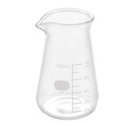 Jarra para espuma de leche de 100 ml, pequeña jarra de vidrio para cocinar, hornear, jarra medidora, taza medidora de vidrio, recipiente para medir con escalas para espresso Latte Art