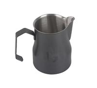 Jarra para Espumar Leche 500ml, Acero Inoxidable 304 con Mango Abierto y Boca Larga - Resistente, Antideslizante y Fácil de Verter para Hogar y Oficina (500ml)