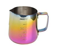 Jarra Para Espumar Leche, Colorida Jarra Para Vaporizar Leche Con Escala, Taza Para Espumar Leche De 350 Ml, Diseño De Boquilla Con Punta De Acero Inoxidable, Taza Para Vaporizar Leche Para El Hogar,