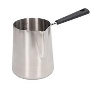 Jarra para Espumar Leche, Jarra de Vapor de Acero Inoxidable 18/8 con Escala Interna para Latte Art, Calentar Leche, Derretir Chocolate, Preparar Té (900 ml)