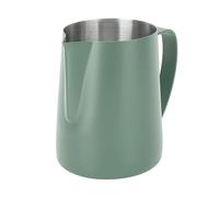 Jarra Para Espumar Leche, Jarra Humeante De Espresso De 480 Ml, Jarra De Leche De Acero Inoxidable, Taza Para Espumar Leche, Jarra Para Leche, Taza Para Café(Verde oscuro)