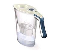 Jarra para filtrar el agua del grifo y mejorar su sabor- Laica Carmen Tosca J35-HC color azul capacidad 2,3 litros, incluye 1 filtro bi-flux que reduce la cal y el cloro y dura 150 litros o 1 mes.
