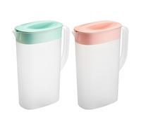 Jarra para frigorífico, jarra de agua de 2,5 l, de, con tapa de filtro, jarra de agua, jarra de, agua fría caliente, café, leche, té, zumo de bebidas, botella para el hogar y las