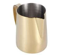 Jarra para hacer espuma Taza de café duradera para hacer espuma Taza de café que ahorra trabajo para la cafetería(Titanium, 350ML)
