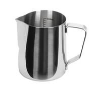 Jarra para Leche Jarra de espuma café 350/600 ml, acero inoxidable, con medida interior, for latte art barista(600ml)