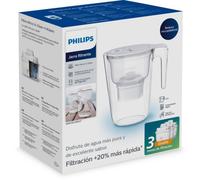 Jarra Philips AWP2933WHT3 Microclean X Pantalla 3 Cartuchos Blanco Transparente