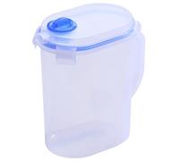 Jarra plástica transparente del agua 2.5L para el refrigerador, jarro de los PP de la categoría alimenticia con el canalón y la tapa para hogar