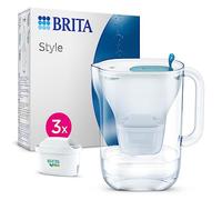 BRITA Jarra filtrante Style azul 2,4L - 3 filtros MAXTRA PRO para hasta tres meses de agua filtrada - Transforma el agua del grifo en agua de buen sabor para beber y cocinar