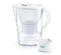 Jarra con filtro de agua Marella de 24 L con 2 filtros Maxtra Pro (Transparente/Blanco) - BRITA