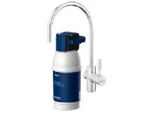Brita mypure P1 Sistema de filtración de agua situado debajo del fregadero Azul, Blanco