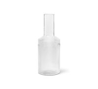 Ferm Living Botella Ripple transparente