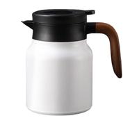 Jarra térmica de 1 litro - Dispensador térmico para café portátil, servidor para bebidas de gran capacidad | para café al vacío de acero inoxidable, olla para almacenar líquidos calientes y