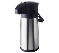 APS Caraffa Termica con pompa - Budget-in acciaio inox e polipropilene, Ø 13,5 cm, altezza: 32,5 cm