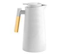 Jarra térmica - Jarra térmica de café - Jarra de vidrio aislada | Servidor de bebidas frías y calientes de 1000 ml | Jarra de café a prueba de fugas, recipiente de bebidas para té, , leche, viajes