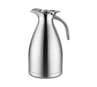 Jarra Térmica,Termo 2 litros,Jarra acero inoxidable,304 Acero Inoxidable Doble Pared Aislado al vacío cafetera café Thermos, Ideal como jarra de café, tetera, para el hogar o la oficina.