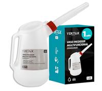 Jarra Trasvasadora 1,2 L Boquilla Flexible Antigoteo - Aceite Motor y Combustibles - Escala Graduada - Taller y Garaje