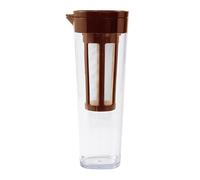 Jarras de agua con pantalla de filtro Contenedor de almacenamiento de bebidas frías resistente calor para hogar, cocina, sala de estar, jarra de jugo, hervidor de bebidas
